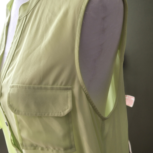 Alfani Top sz 14 lime green - Picture 3 of 5